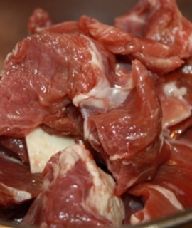 Meat: Goat meat